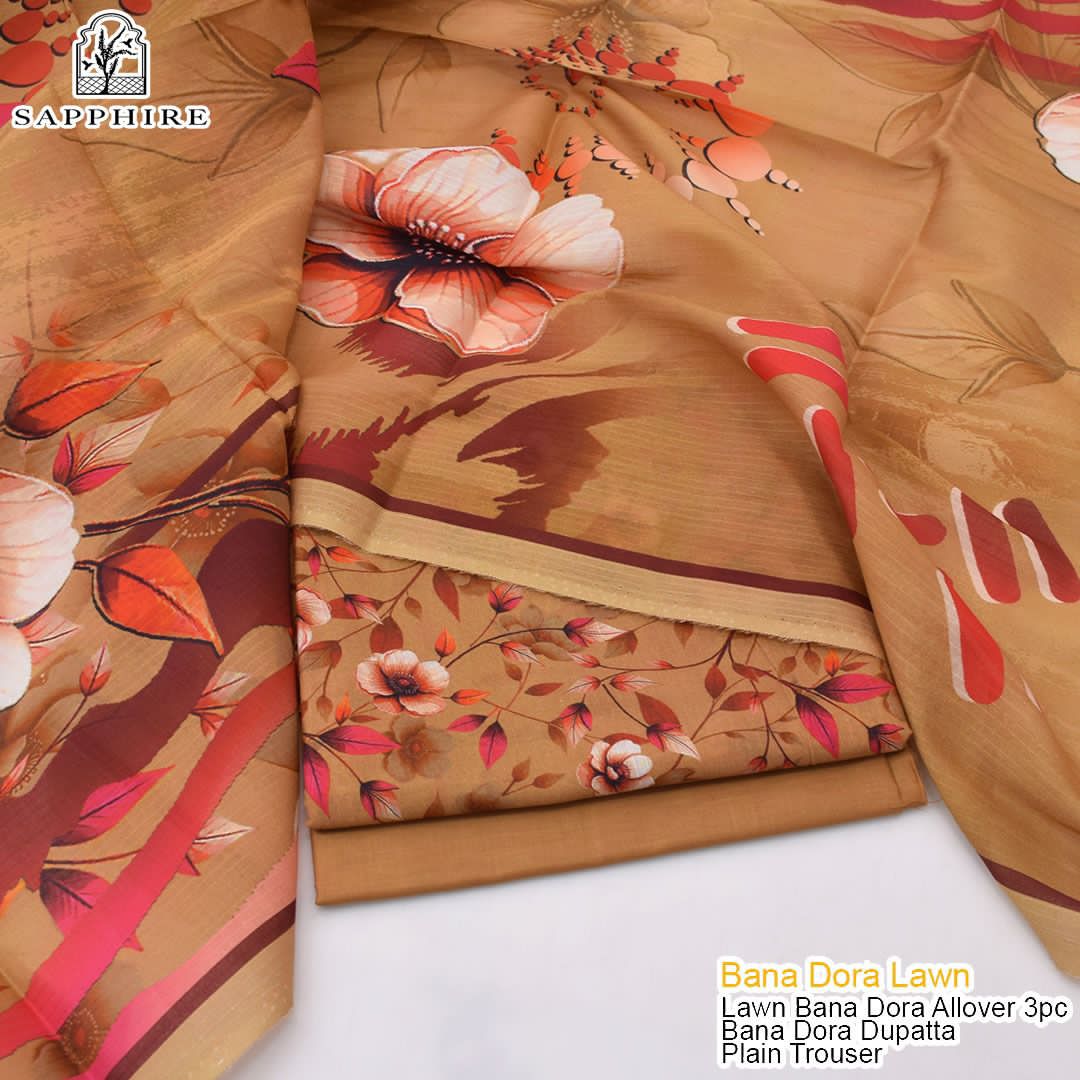BANA DORA LAWN 3pcs | BD-9
