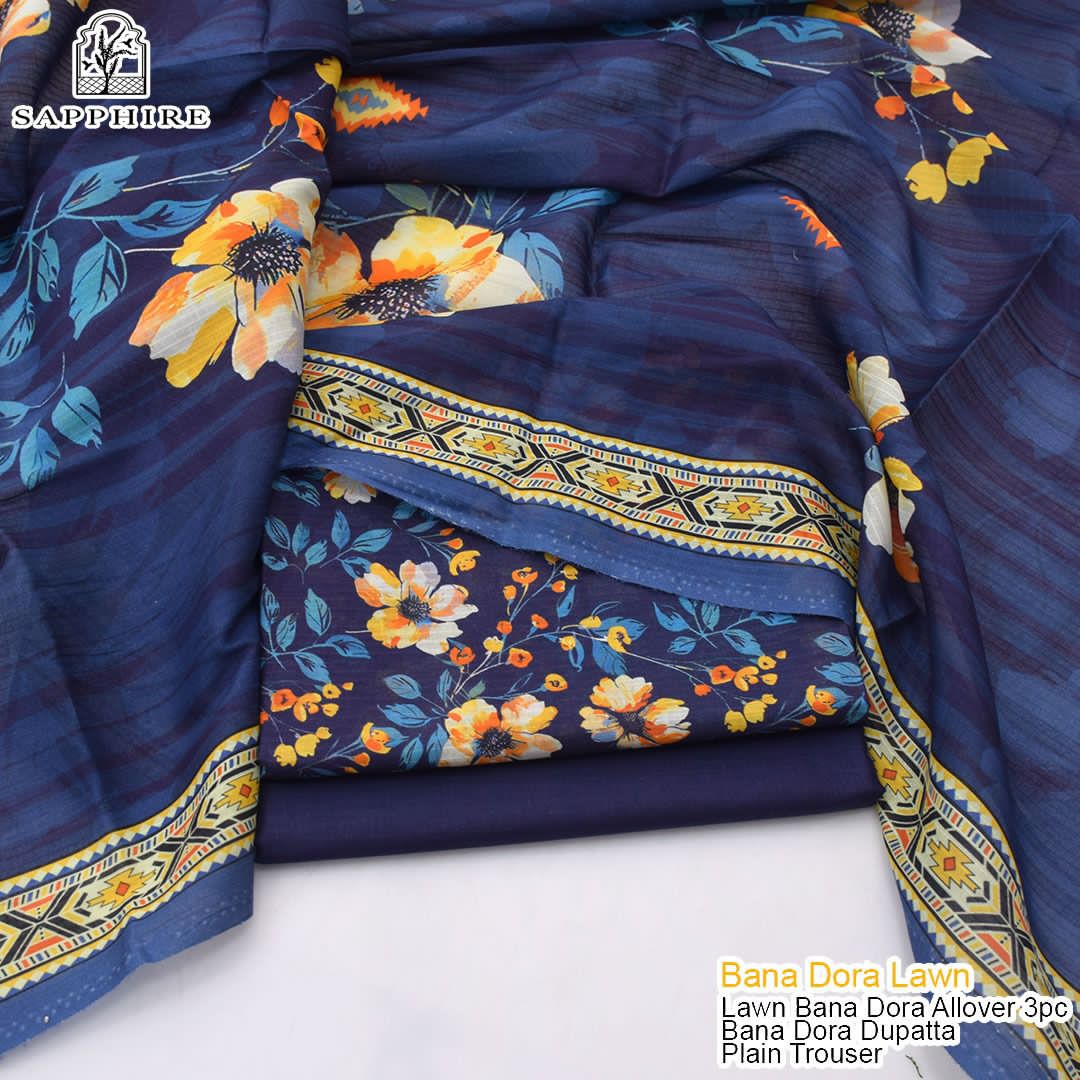 BANA DORA LAWN 3pcs | BD-4