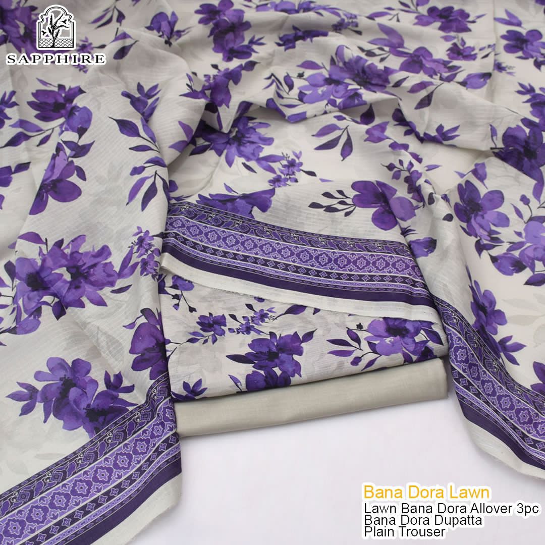 BANA DORA LAWN 3pcs | BD-1