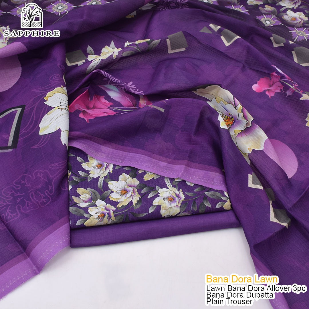 BANA DORA LAWN 3pcs | BD-5