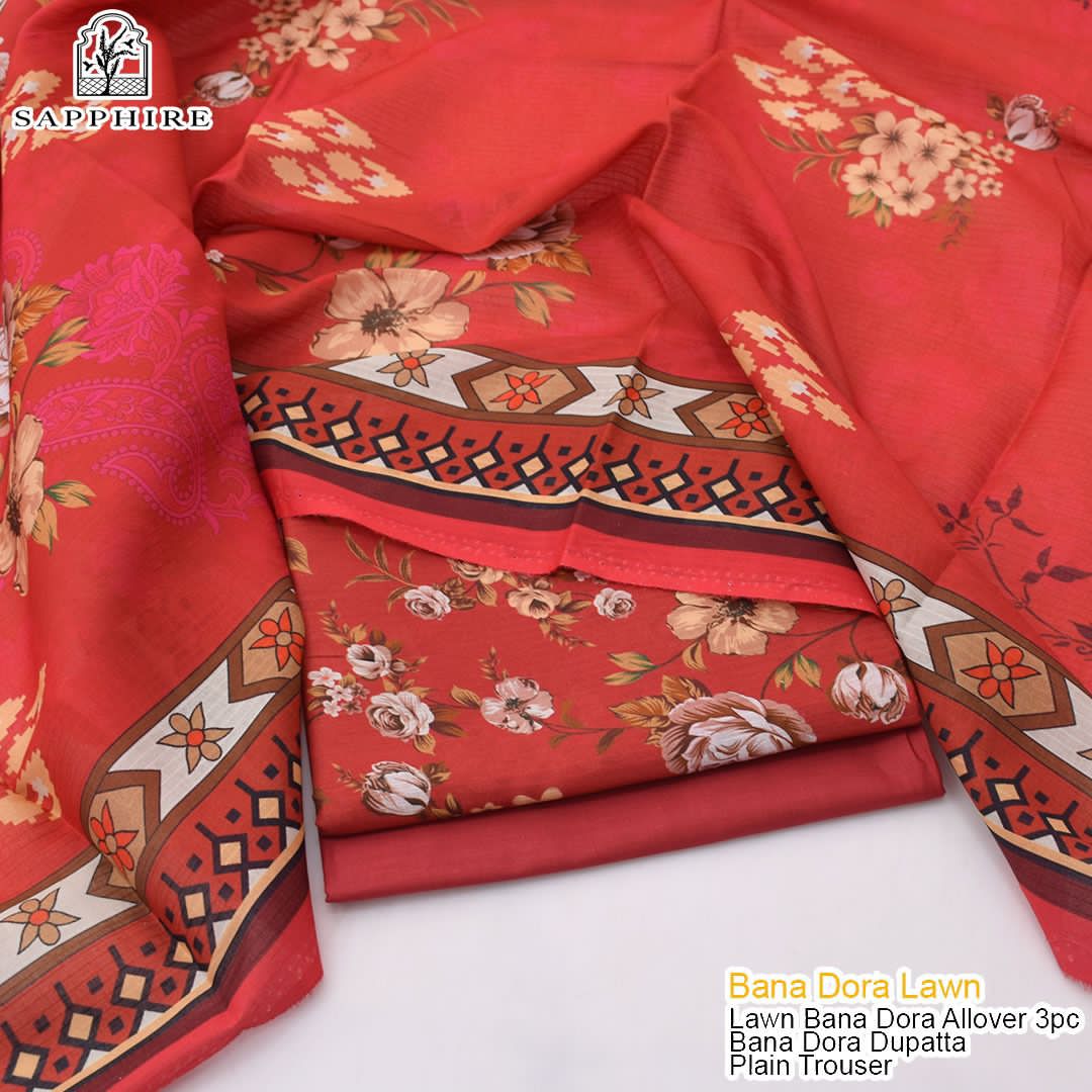 BANA DORA LAWN 3pcs | BD-7