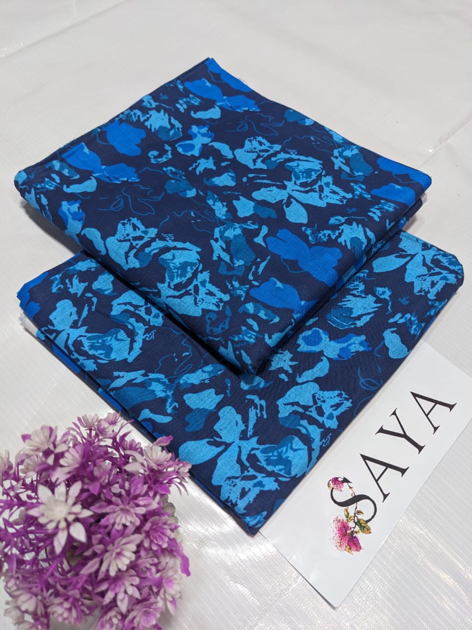 Unstitched Printed Lawn 2 Piece Suits | BK-09