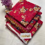 Unstitched Allover Digital Bana Doriya Lawn 3 Piece Suits | BK-51