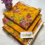 Unstitched Allover Digital Bana Doriya Lawn 3 Piece Suits | BK-52