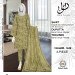 Unstitched Allover Digital Bana Doriya Lawn 3 Piece Suits | BK-45