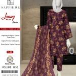 Unstitched Allover Digital Bana Doriya Lawn 3 Piece Suits | BK-39