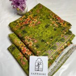 Unstitched Allover Digital Bana Doriya Lawn 3 Piece Suits | BK-36
