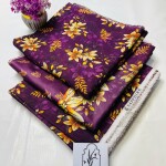 Unstitched Allover Digital Bana Doriya Lawn 3 Piece Suits | BK-39
