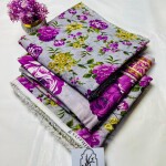 Unstitched Allover Digital Bana Doriya Lawn 3 Piece Suits | BK-42