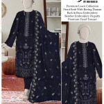 Chicken Kari Daman Lawn Embroidery 3-PCS Suit | BK-15